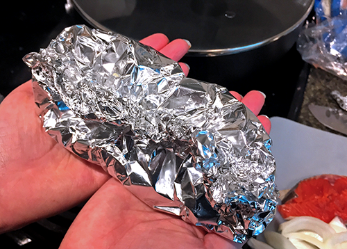 wrapped foil